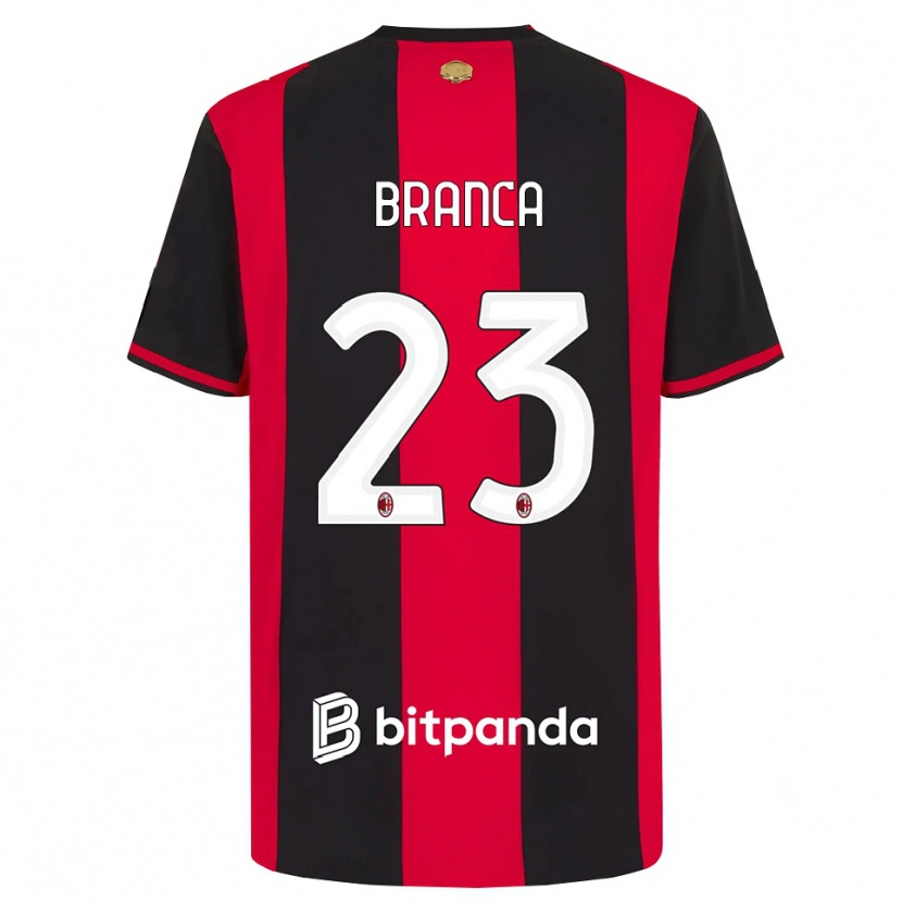 Danxen Kinder Simone Branca #23 Rot Schwarz Weiß Heimtrikot Trikot 2026/27 T-Shirt Schweiz