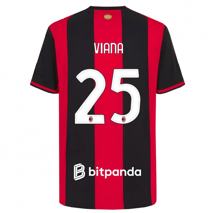 Danxen Kinder Viana Seedorf #25 Rot Schwarz Weiß Heimtrikot Trikot 2026/27 T-Shirt Schweiz
