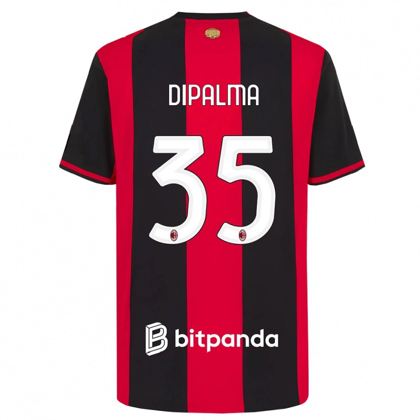 Danxen Kinder Matteo Dipalma #35 Rot Schwarz Weiß Heimtrikot Trikot 2026/27 T-Shirt Schweiz