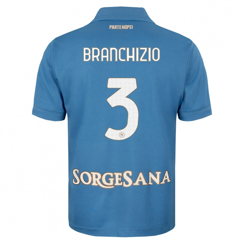 Danxen Kinder Agostino Branchizio #3 Nebelblau Weiß Heimtrikot Trikot 2026/27 T-Shirt Schweiz