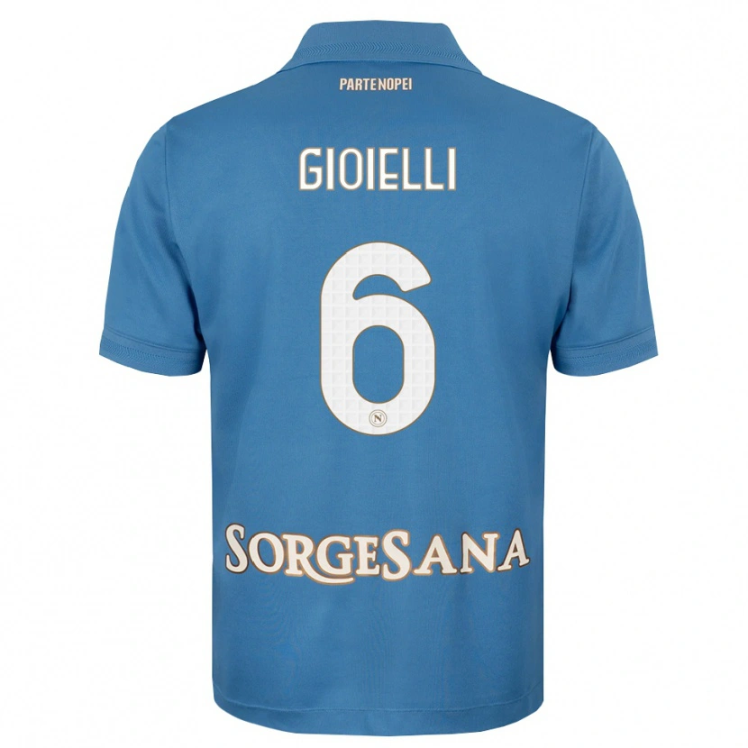 Danxen Kinder Francesco Pio Gioielli #6 Nebelblau Weiß Heimtrikot Trikot 2026/27 T-Shirt Schweiz