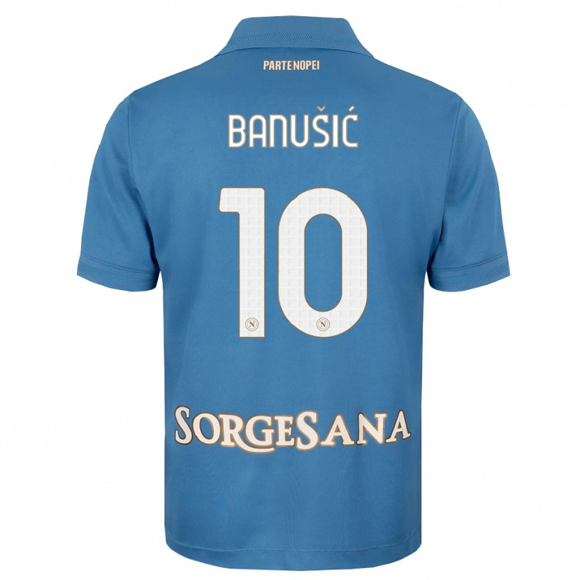 Danxen Kinder Marija Maredinho Banušić #10 Nebelblau Weiß Heimtrikot Trikot 2026/27 T-Shirt Schweiz