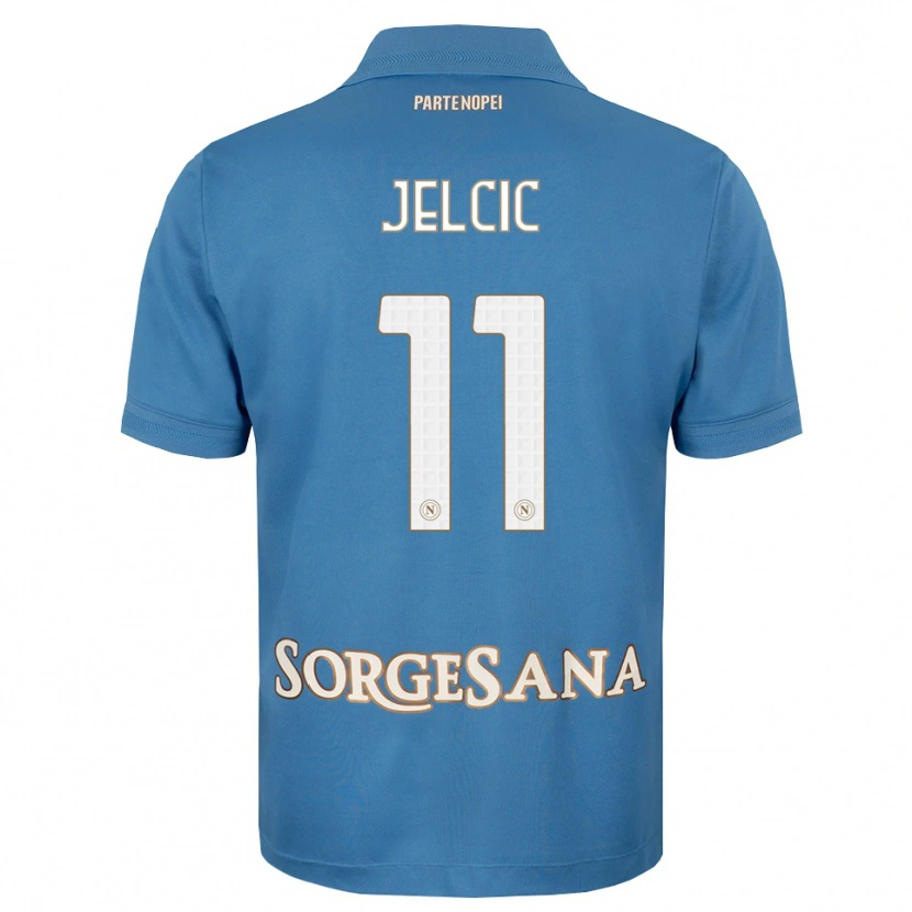 Danxen Kinder Maja Jelčić #11 Nebelblau Weiß Heimtrikot Trikot 2026/27 T-Shirt Schweiz