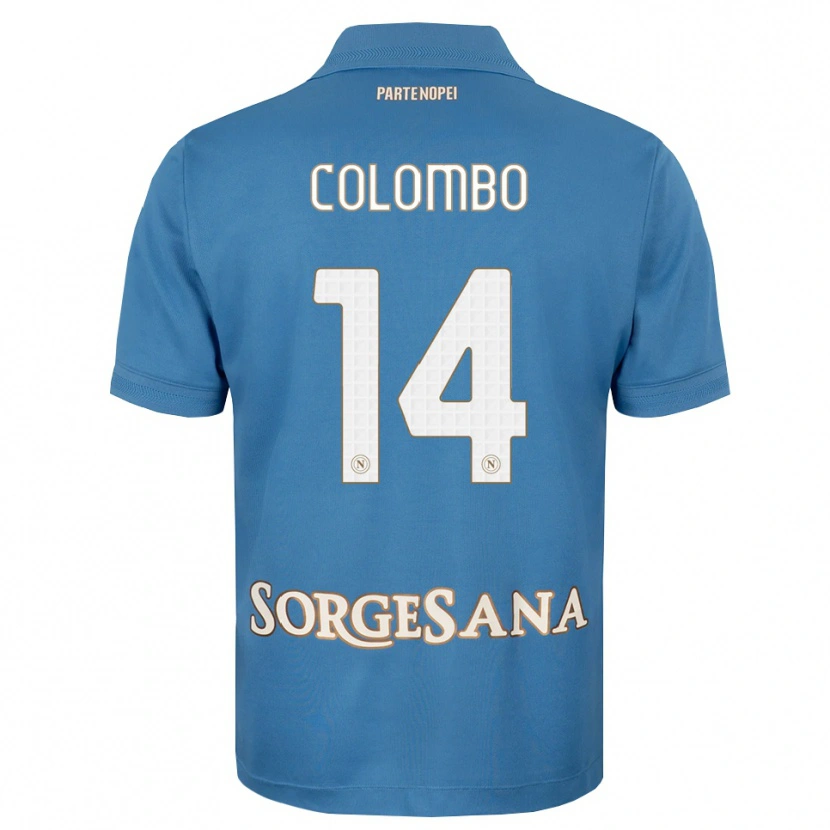Danxen Kinder Sofia Colombo #14 Nebelblau Weiß Heimtrikot Trikot 2026/27 T-Shirt Schweiz