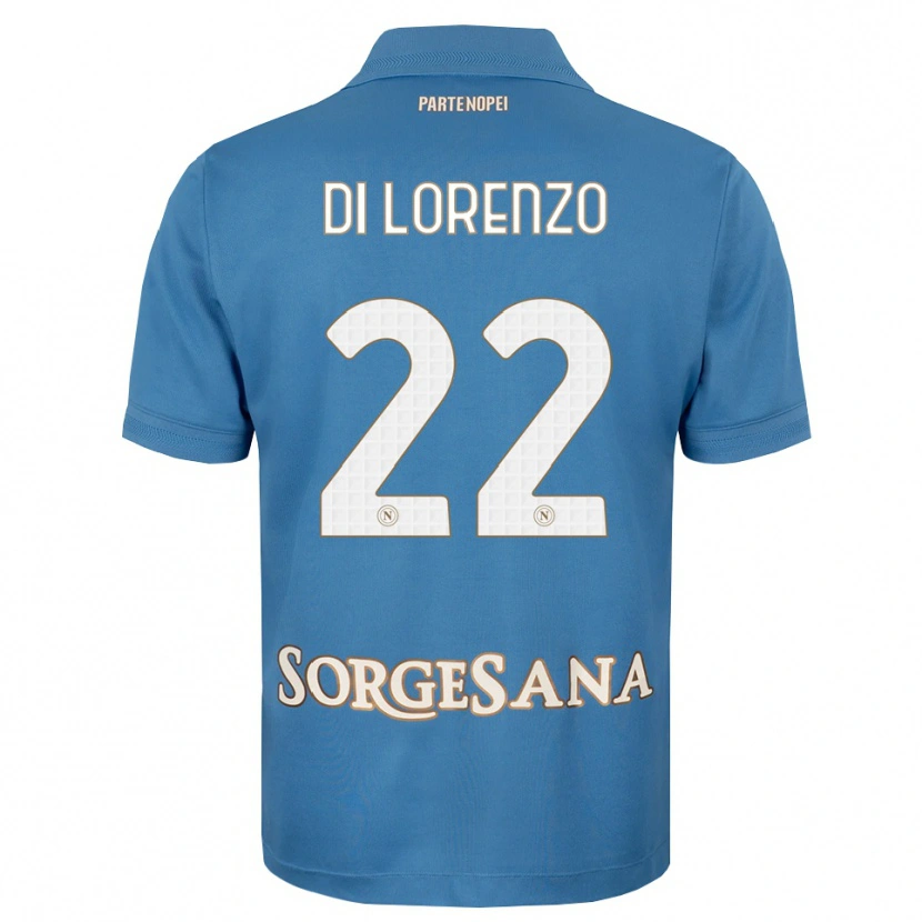 Danxen Kinder Giovanni Di Lorenzo #22 Nebelblau Weiß Heimtrikot Trikot 2026/27 T-Shirt Schweiz