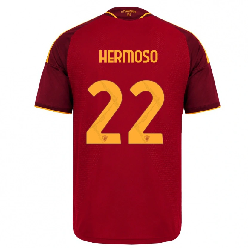 Danxen Kinder Mario Hermoso #22 Rot Gold Gelb Heimtrikot Trikot 2026/27 T-Shirt Schweiz