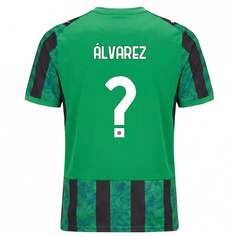 Danxen Kinder Agustín Álvarez #0 Grün Schwarz Weiß Heimtrikot Trikot 2026/27 T-Shirt Schweiz