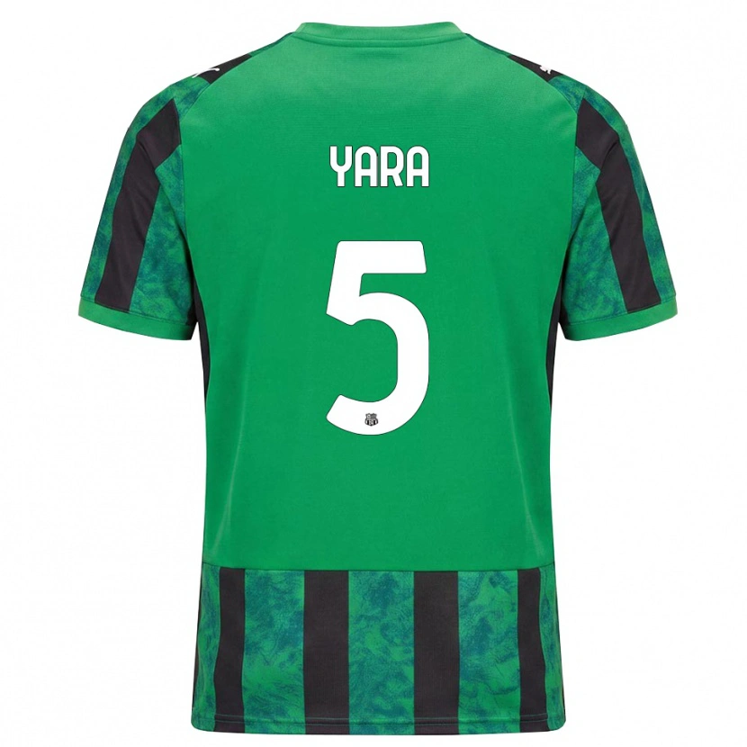 Danxen Kinder Moussa Yara #5 Grün Schwarz Weiß Heimtrikot Trikot 2026/27 T-Shirt Schweiz