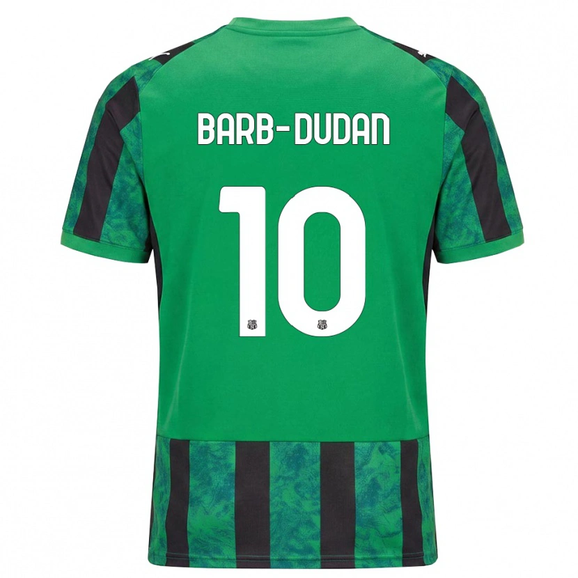 Danxen Kinder Marco Barb-Dudan #10 Grün Schwarz Weiß Heimtrikot Trikot 2026/27 T-Shirt Schweiz