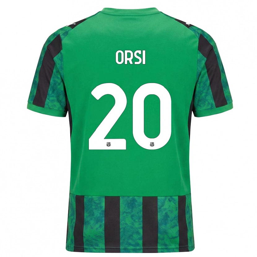 Danxen Kinder Benedetta Orsi #20 Grün Schwarz Weiß Heimtrikot Trikot 2026/27 T-Shirt Schweiz