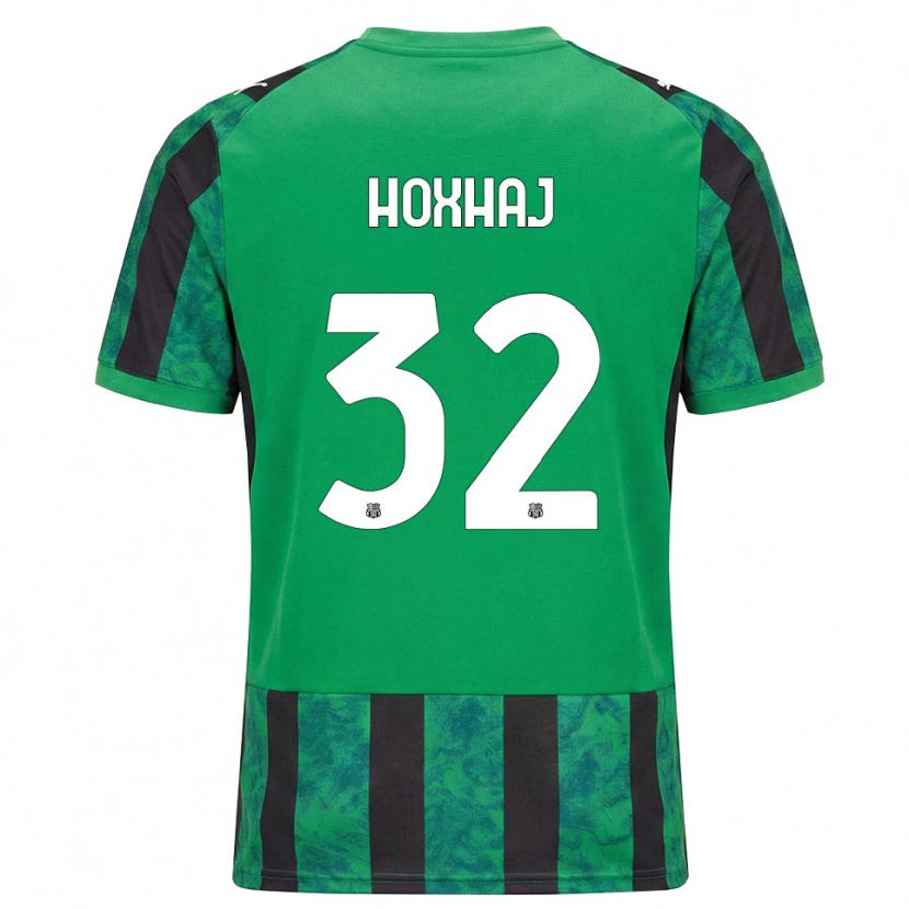 Danxen Kinder Kristina Hoxhaj #32 Grün Schwarz Weiß Heimtrikot Trikot 2026/27 T-Shirt Schweiz