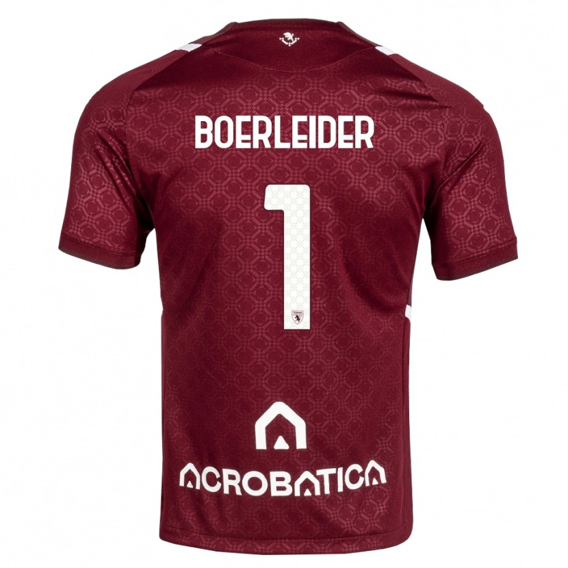 Danxen Kinder Yannick Boerleider #1 Burgund Weiß Heimtrikot Trikot 2026/27 T-Shirt Schweiz