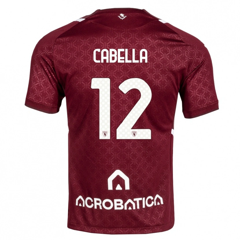 Danxen Kinder Matteo Cabella #12 Burgund Weiß Heimtrikot Trikot 2026/27 T-Shirt Schweiz