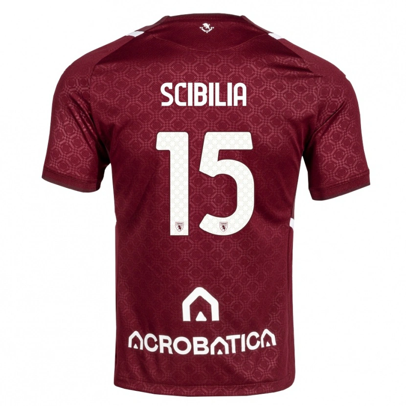 Danxen Kinder Dylan Scibilia #15 Burgund Weiß Heimtrikot Trikot 2026/27 T-Shirt Schweiz