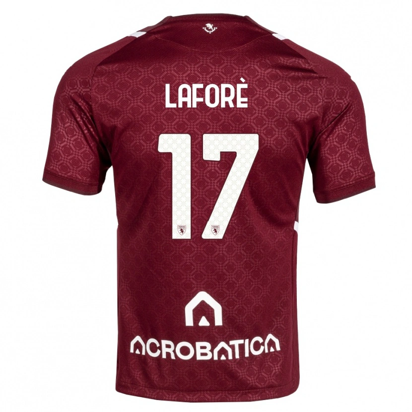 Danxen Kinder Bladis Laforè #17 Burgund Weiß Heimtrikot Trikot 2026/27 T-Shirt Schweiz