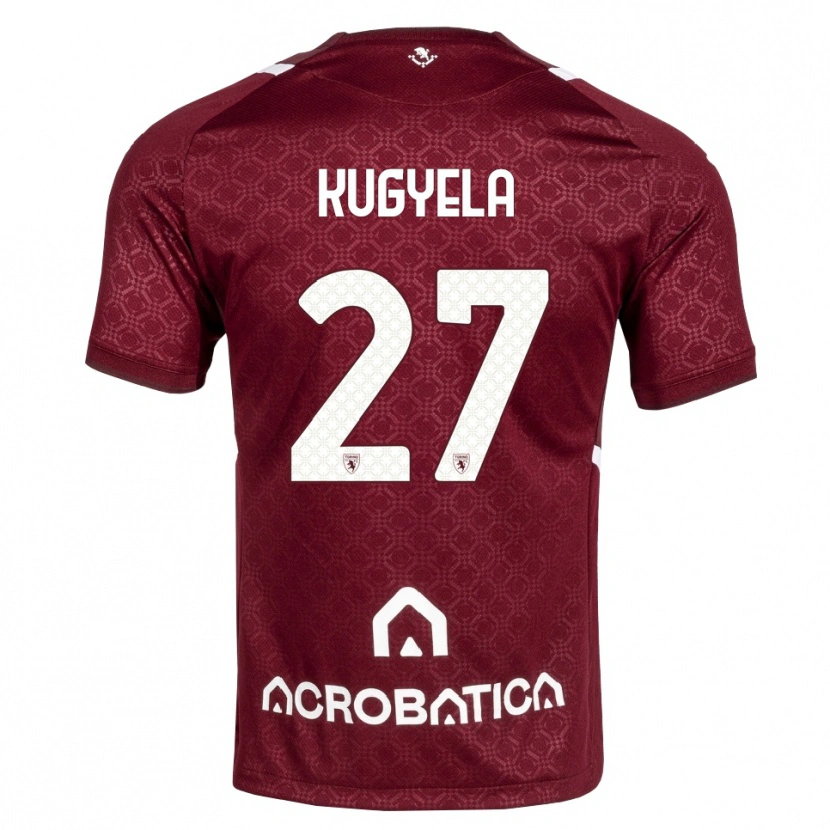 Danxen Kinder Zalán Kugyela #27 Burgund Weiß Heimtrikot Trikot 2026/27 T-Shirt Schweiz