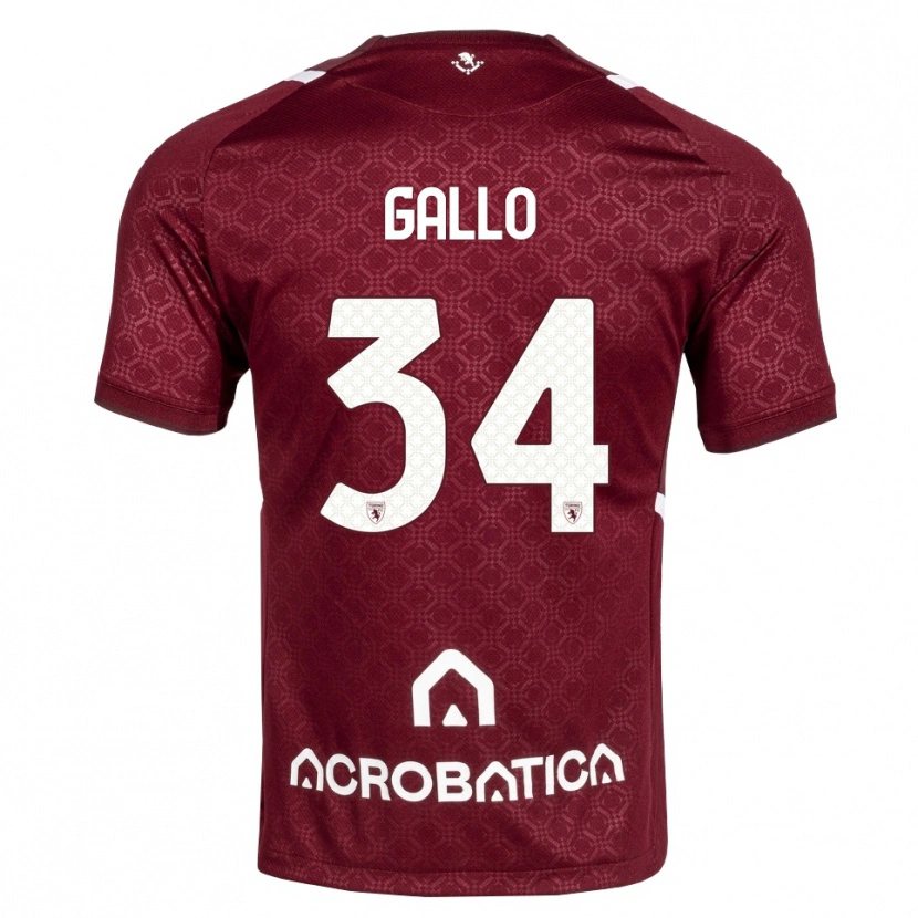 Danxen Kinder Tommaso Gallo #34 Burgund Weiß Heimtrikot Trikot 2026/27 T-Shirt Schweiz
