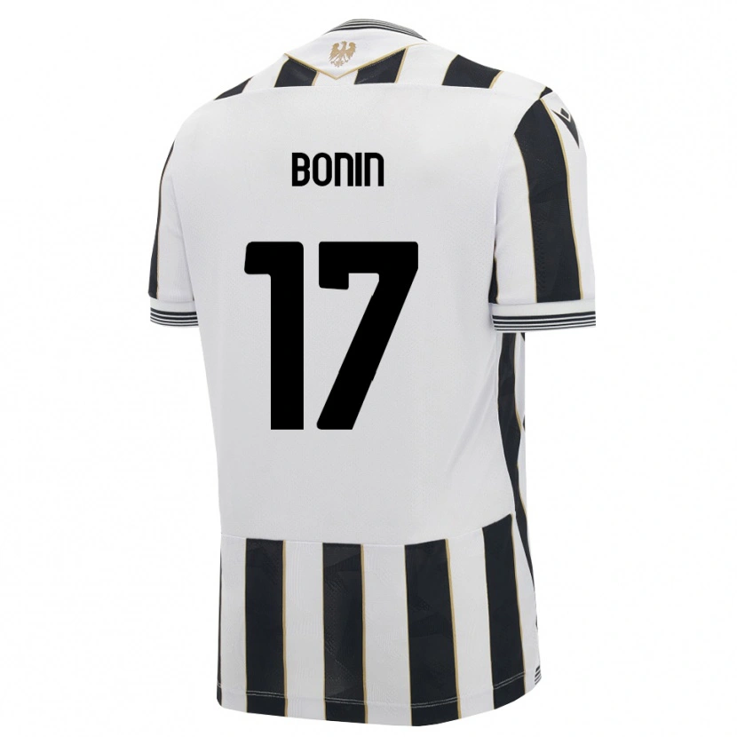 Danxen Kinder Luca Bonin #17 Schwarz Weiß Pink Heimtrikot Trikot 2026/27 T-Shirt Schweiz