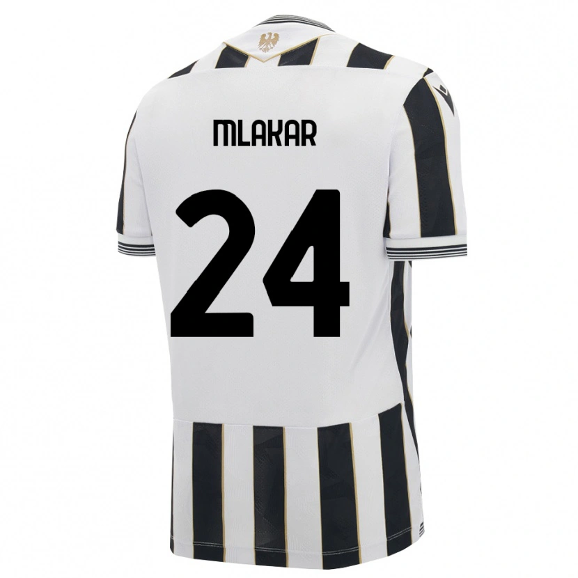 Danxen Kinder Lorenzo Mlakar #24 Schwarz Weiß Pink Heimtrikot Trikot 2026/27 T-Shirt Schweiz