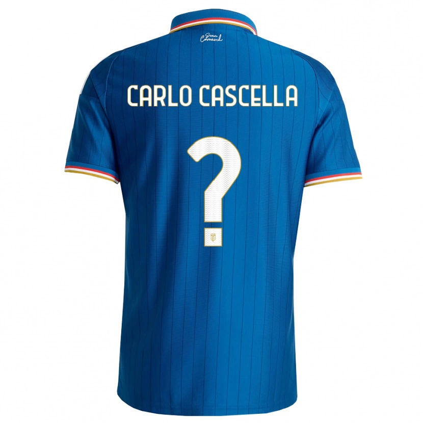 Danxen Kinder William Carlo Cascella #0 Blau Weiß Rot Heimtrikot Trikot 2026/27 T-Shirt Schweiz
