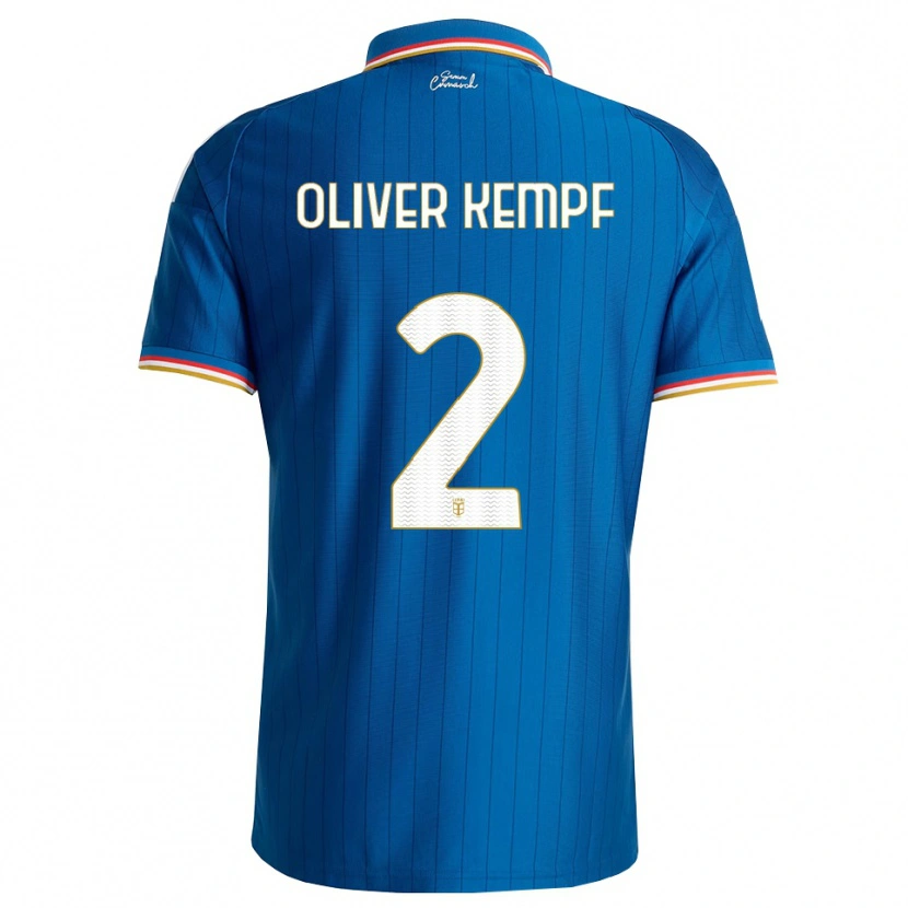 Danxen Kinder Marc Oliver Kempf #2 Blau Weiß Rot Heimtrikot Trikot 2026/27 T-Shirt Schweiz