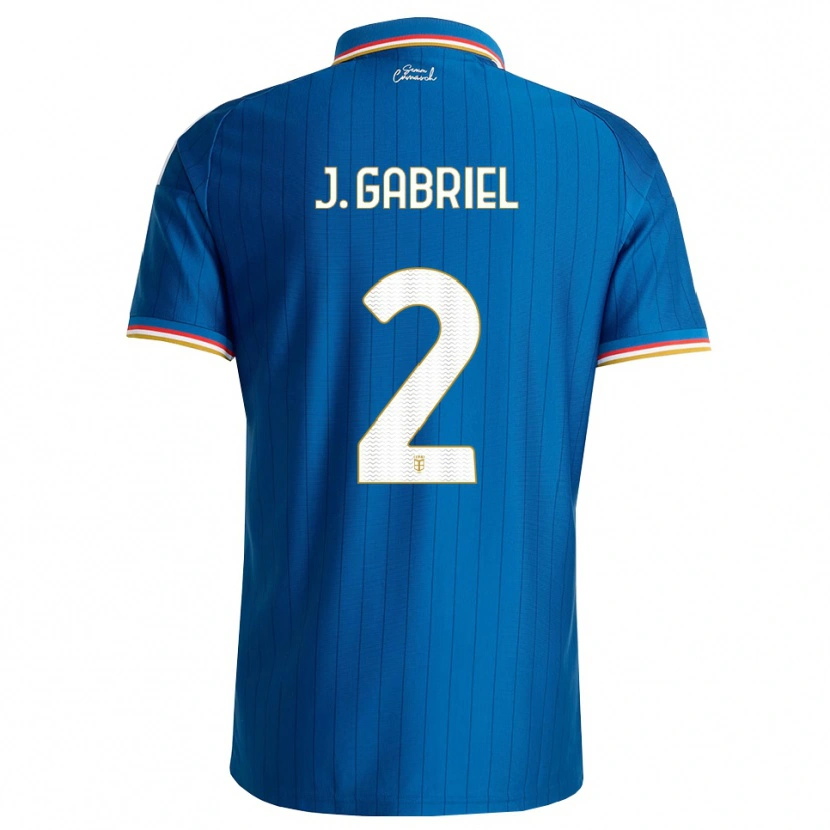 Danxen Kinder João Gabriel #2 Blau Weiß Rot Heimtrikot Trikot 2026/27 T-Shirt Schweiz