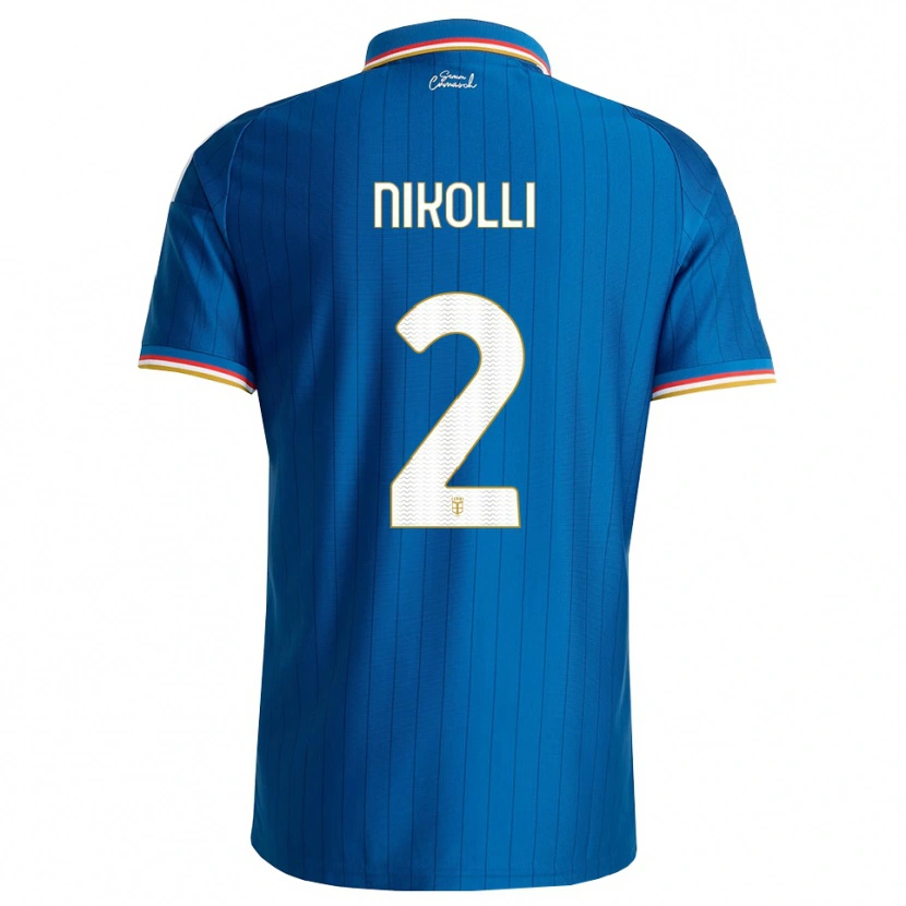 Danxen Kinder Denis Nikolli #2 Blau Weiß Rot Heimtrikot Trikot 2026/27 T-Shirt Schweiz