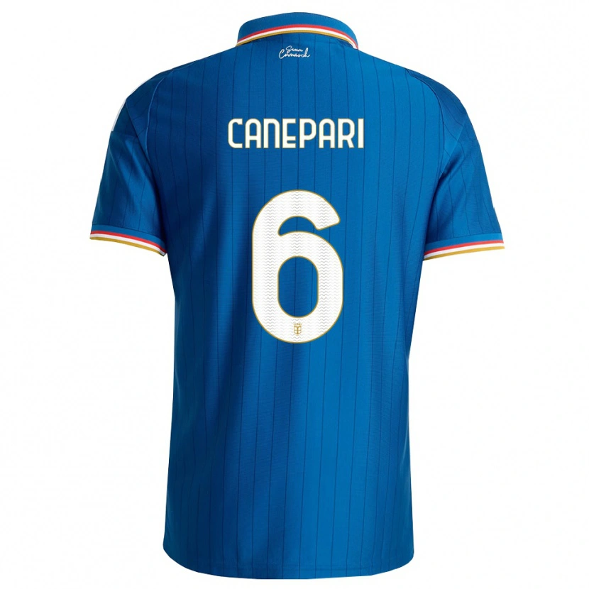 Danxen Kinder Lorenzo Canepari #6 Blau Weiß Rot Heimtrikot Trikot 2026/27 T-Shirt Schweiz