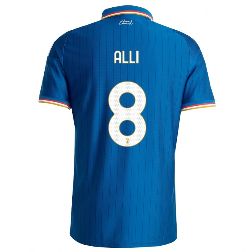 Danxen Kinder Dele Alli #8 Blau Weiß Rot Heimtrikot Trikot 2026/27 T-Shirt Schweiz