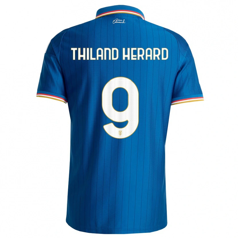 Danxen Kinder Robin Thiland-Herard #9 Blau Weiß Rot Heimtrikot Trikot 2026/27 T-Shirt Schweiz