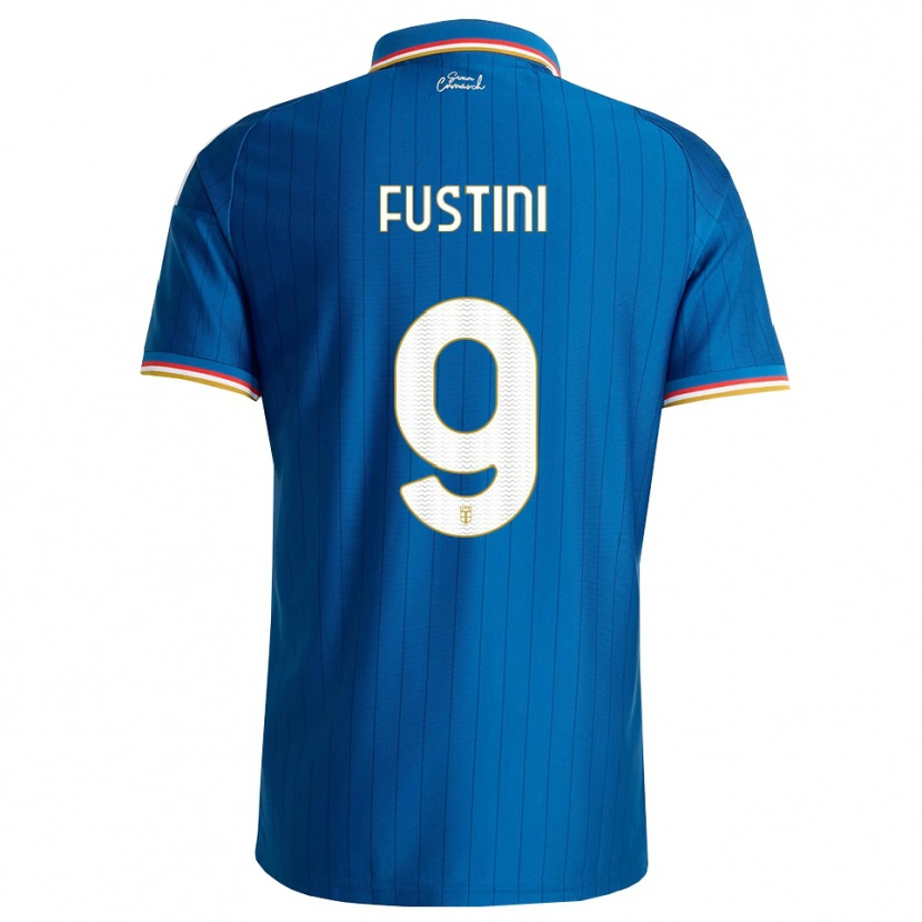 Danxen Kinder Kevin Fustini #9 Blau Weiß Rot Heimtrikot Trikot 2026/27 T-Shirt Schweiz