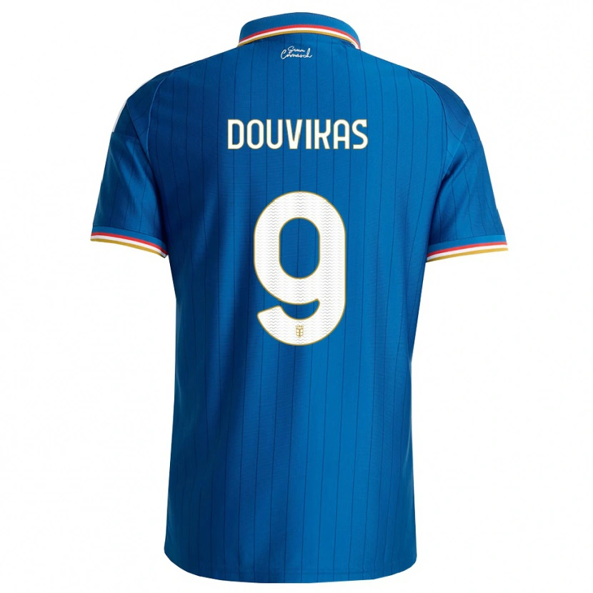 Danxen Kinder Anastasios Douvikas #9 Blau Weiß Rot Heimtrikot Trikot 2026/27 T-Shirt Schweiz
