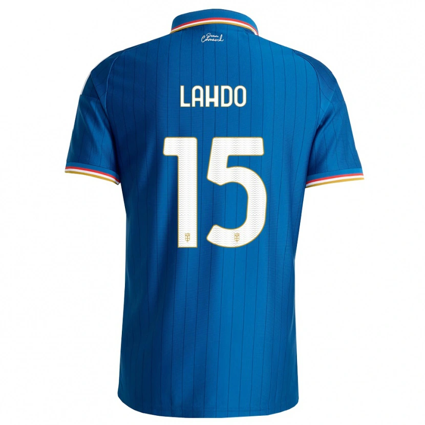 Danxen Kinder Adrian Lahdo #15 Blau Weiß Rot Heimtrikot Trikot 2026/27 T-Shirt Schweiz