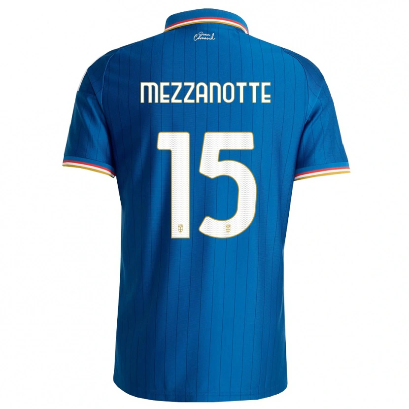 Danxen Kinder Davide Mezzanotte #15 Blau Weiß Rot Heimtrikot Trikot 2026/27 T-Shirt Schweiz