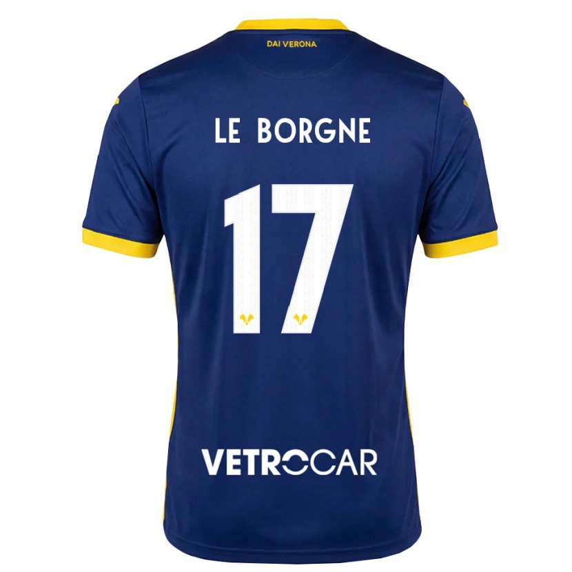 Danxen Kinder Andréa Le Borgne #17 Königsblau Gelb Weiß Heimtrikot Trikot 2026/27 T-Shirt Schweiz