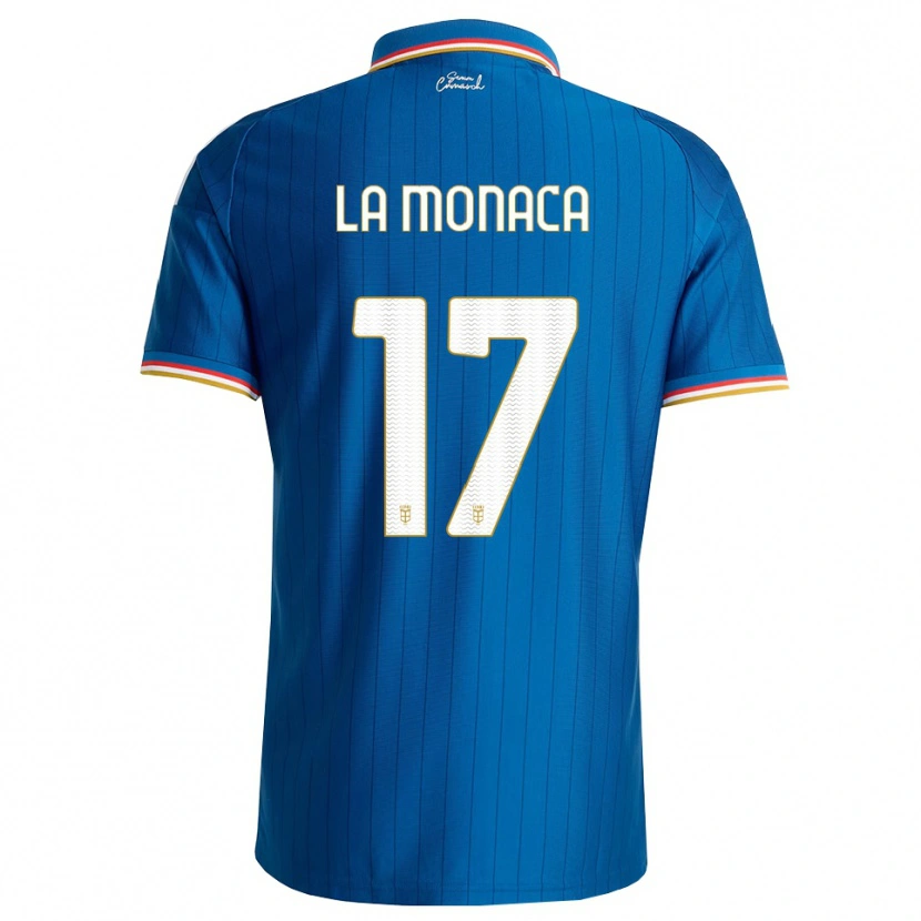 Danxen Kinder Michael La Monaca #17 Blau Weiß Rot Heimtrikot Trikot 2026/27 T-Shirt Schweiz