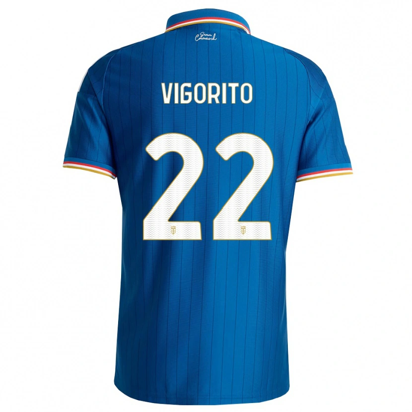 Danxen Kinder Mauro Vigorito #22 Blau Weiß Rot Heimtrikot Trikot 2026/27 T-Shirt Schweiz