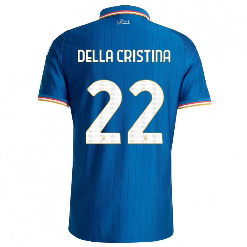 Danxen Kinder Stefano Della Cristina #22 Blau Weiß Rot Heimtrikot Trikot 2026/27 T-Shirt Schweiz