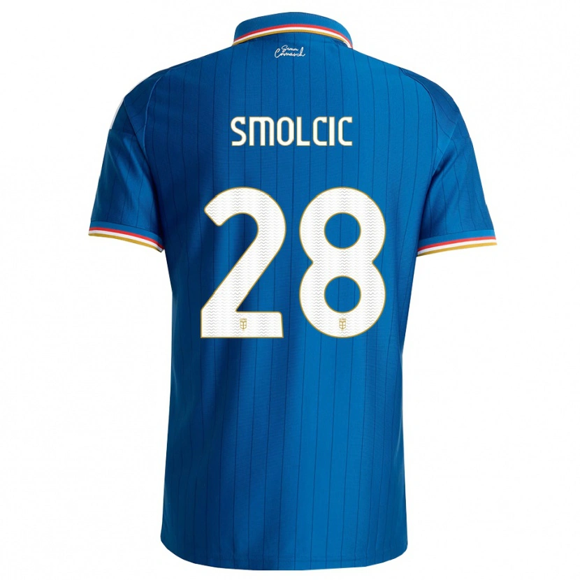 Danxen Kinder Ivan Smolcic #28 Blau Weiß Rot Heimtrikot Trikot 2026/27 T-Shirt Schweiz