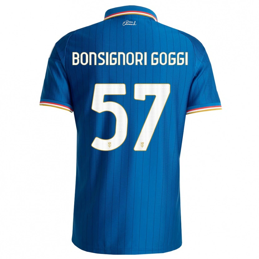 Danxen Kinder Lorenzo Bonsignori #57 Blau Weiß Rot Heimtrikot Trikot 2026/27 T-Shirt Schweiz