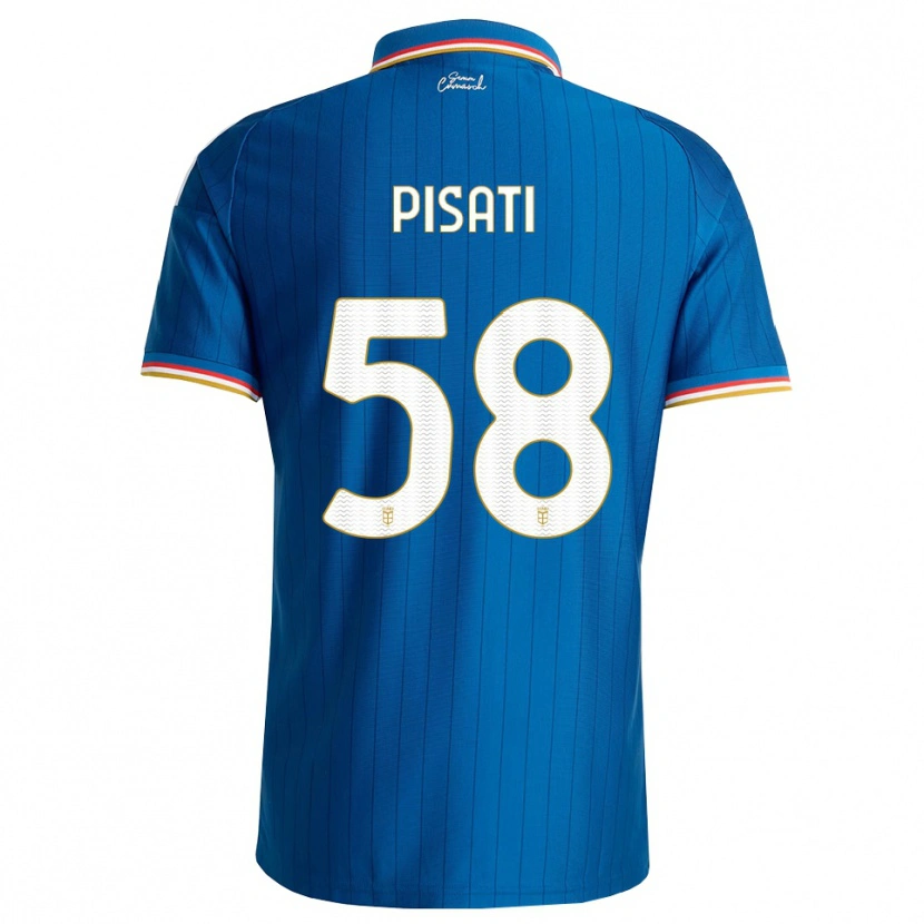 Danxen Kinder Samuele Pisati #58 Blau Weiß Rot Heimtrikot Trikot 2026/27 T-Shirt Schweiz