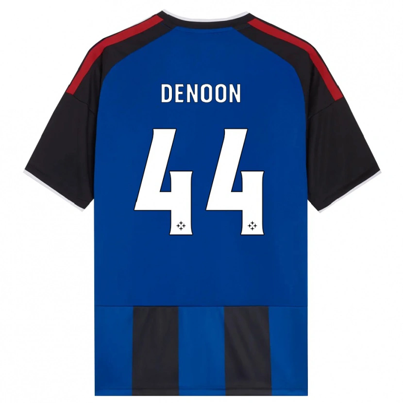 Danxen Kinder Daniel Denoon #44 Schwarz Rot Weiß Blau Heimtrikot Trikot 2026/27 T-Shirt Schweiz