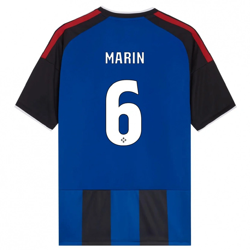 Danxen Kinder Marius Marin #6 Schwarz Rot Weiß Blau Heimtrikot Trikot 2026/27 T-Shirt Schweiz