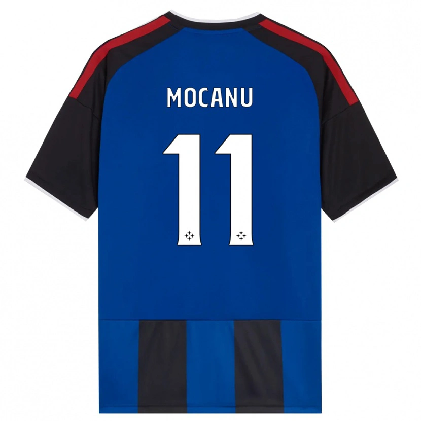 Danxen Kinder Andreas Mocanu #11 Schwarz Rot Weiß Blau Heimtrikot Trikot 2026/27 T-Shirt Schweiz