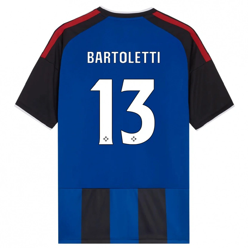 Danxen Kinder Diego Bartoletti #13 Schwarz Rot Weiß Blau Heimtrikot Trikot 2026/27 T-Shirt Schweiz
