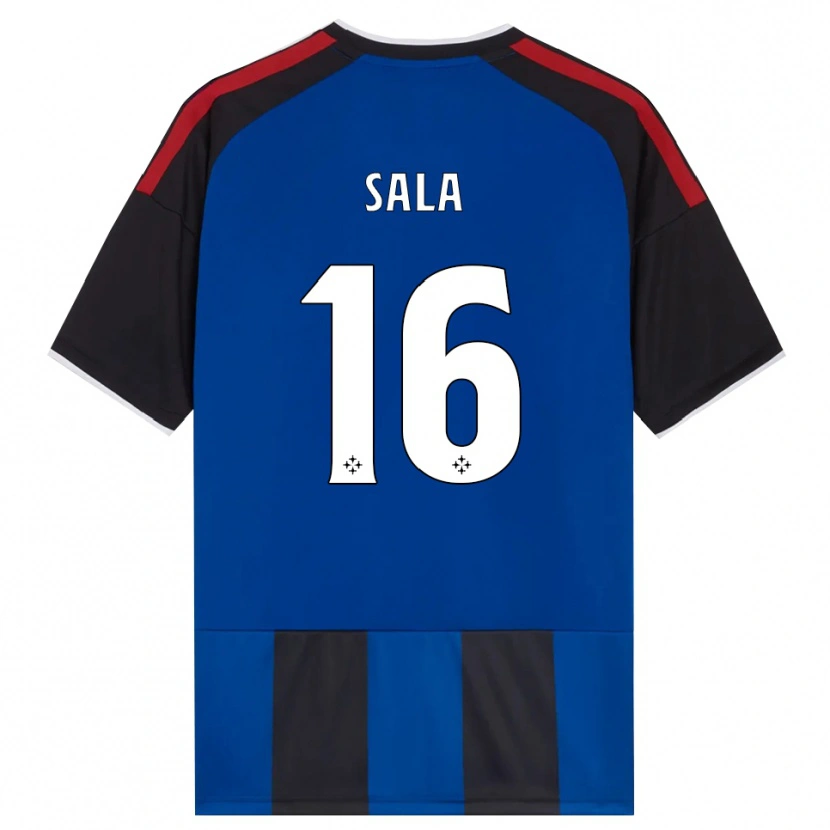 Danxen Kinder Mattia Sala #16 Schwarz Rot Weiß Blau Heimtrikot Trikot 2026/27 T-Shirt Schweiz