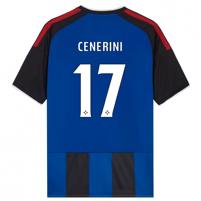 Danxen Kinder Marco Cenerini #17 Schwarz Rot Weiß Blau Heimtrikot Trikot 2026/27 T-Shirt Schweiz
