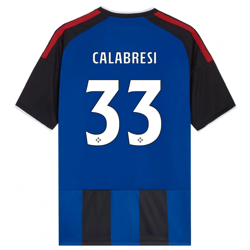 Danxen Kinder Arturo Calabresi #33 Schwarz Rot Weiß Blau Heimtrikot Trikot 2026/27 T-Shirt Schweiz