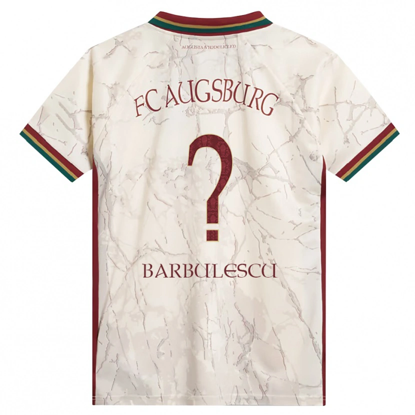 Danxen Kinder Luca Bărbulescu #0 Grün Reis Weiß Burgund Heimtrikot Trikot 2026/27 T-Shirt Schweiz