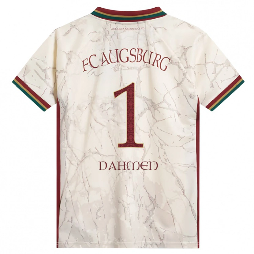Danxen Kinder Finn Dahmen #1 Grün Reis Weiß Burgund Heimtrikot Trikot 2026/27 T-Shirt Schweiz